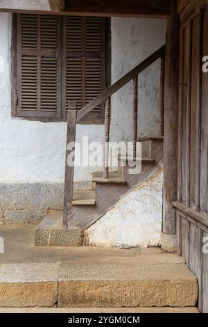 Museo del Palazzo di Re Meo, la casa della famiglia Vuong, il re del popolo etnico Mao. Sa Phin comune, Dong Van, ha Giang Vietnam Foto Stock