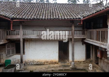 Museo del Palazzo di Re Meo, la casa della famiglia Vuong, il re del popolo etnico Mao. Sa Phin comune, Dong Van, ha Giang Vietnam Foto Stock