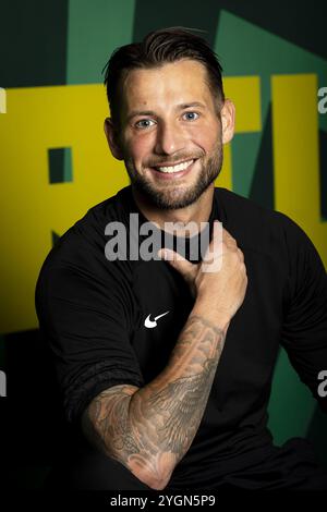 SITTARD, 07-11-2024. Fortuna Sittard stadion. Stagione 2024/2025. Ritratto Mitchell Dijks. Crediti: Pro Shots/Alamy Live News Foto Stock