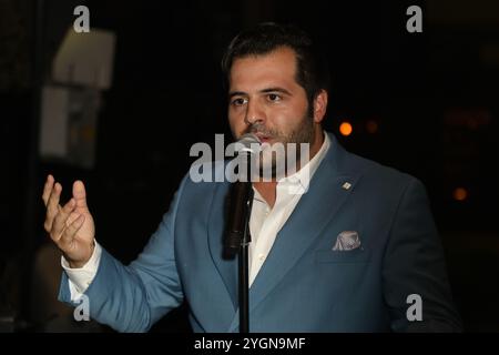 Sydney, Australia. 8 novembre 2024. Lancio del nuovo album di Mark Vincent, Life is Beautiful at Verde Restaurant, 115 Riley Street, Darlinghurst. Crediti: Richard Milnes/Alamy Live News Foto Stock