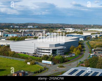 Gladiator PC, Meyer Building, Wirral International Business Park, Riverview Rd, Bromborough, Wirral Foto Stock