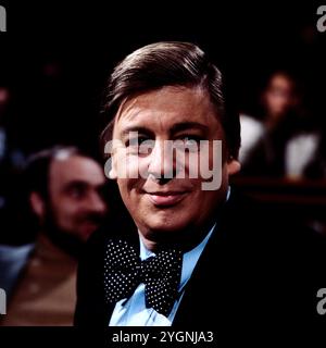 Fatty Live, ORF2, Österreich 1979, Konzert-Aufzeichnung: Fatty Georg, alias Franz Georg Pressler, Österreichischer Jazzmusiker des Revival-Jazz und Klarinettist, in der Musiksendung: Fatty Live Foto Stock