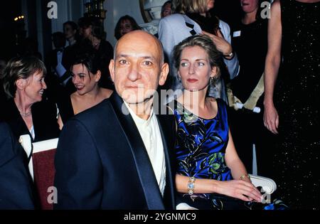 Goldene Kamera 1999, Verleihung 9. Febbraio 1999 a Berlino, Gäste: Der britische Schauspieler Ben Kingsley und Schauspielerin Maria Furtwängler Foto Stock