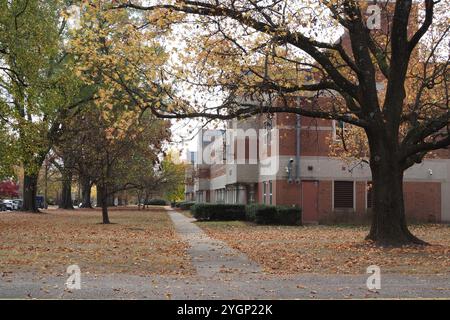 Paesaggio autunnale nella Pennsylvania sud-orientale. Foto Stock