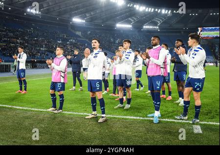 Roma, Italie. 7 novembre 2024. Giocatori del Porto durante la partita di calcio UEFA Europa League, League Phase MD4 tra SS Lazio e FC Porto il 7 novembre 2024 allo Stadio Olimpico di Roma, Italia - foto Matthieu Mirville (M Insabato)/DPPI Credit: DPPI Media/Alamy Live News Foto Stock