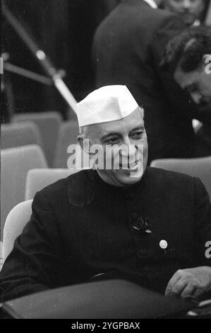 Bẹlgrader Konferẹnz, conferenza degli stati non allineati dal al 6 settembre 1961, in cui è stata creata l'Alleanza degli Stati non allineati. Jawaharlal Nehru, primo ministro indiano. [traduzione automatizzata] Foto Stock