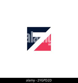 Design iniziale del logo FG. Icona lettera FG Illustrazione Vettoriale