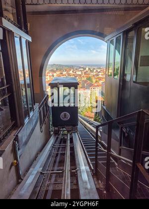 Italia, biella, funicolare Foto Stock