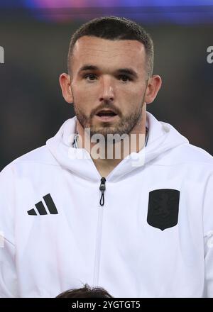 Brugge, Belgio. 6 novembre 2024. John McGinn dell'Aston Villa durante la partita di UEFA Champions League allo stadio Jan Breydel di Brugge. Il credito per immagini dovrebbe essere: Paul Terry/Sportimage Credit: Sportimage Ltd/Alamy Live News Foto Stock