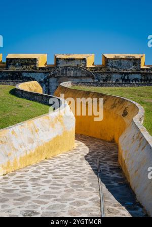 Forte di San Jose el alto a Campeche, Messico. Foto Stock