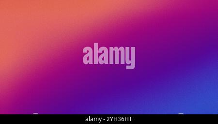 Arancione viola rosa magenta blu intenso sfondo sfumato, astratto design sfocato flusso colore poster Foto Stock