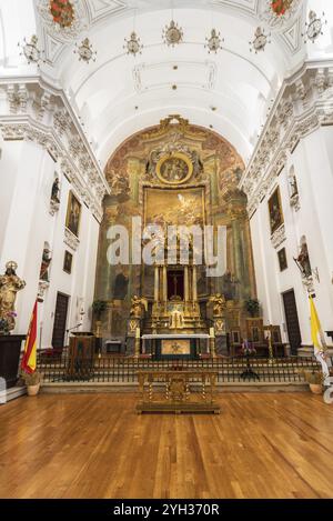 Toledo, Spagna, 16 dicembre 2018: Interno della chiesa di San Ildefonso o chiesa gesuita (Iglesia de San Idelfonso), Toledo, Spagna, Europa Foto Stock