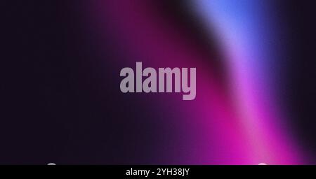 Sfumatura di colore brillante su sfondo nero, disegno astratto del manifesto blu viola nero, spazio di copia Foto Stock