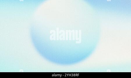 Colore blu chiaro bianco sfera sfumatura liscia texture granulosa sfondo astratto Foto Stock