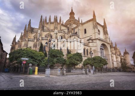 Cattedrale di Segovia, Castilla y leon, Spagna, Europa Foto Stock