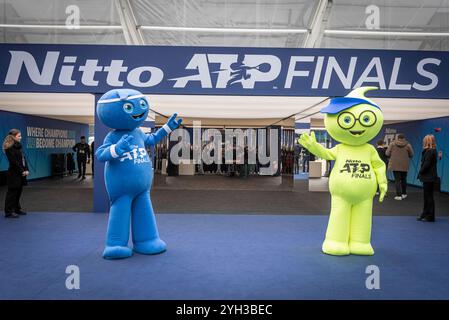 Torino, Italia. 9 novembre 2024. Inaugurazione del fan Village per le Nitto ATP Finals 2024 presso il Pala Alpitour di Torino, Italia - sabato 9 novembre 2024 - Matteo Secci/ crediti: LaPresse/Alamy Live News Foto Stock