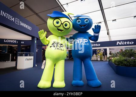 Torino, Italia. 9 novembre 2024. Inaugurazione del fan Village per le Nitto ATP Finals 2024 presso il Pala Alpitour di Torino, Italia - sabato 9 novembre 2024 - Matteo Secci/ crediti: LaPresse/Alamy Live News Foto Stock