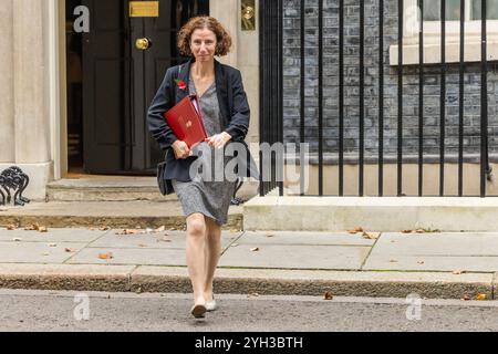 Anneliese Dodds, partecipa alla riunione di gabinetto pre-budget al 10 di Downing Street. Crediti: Amanda Rose/Alamy Foto Stock