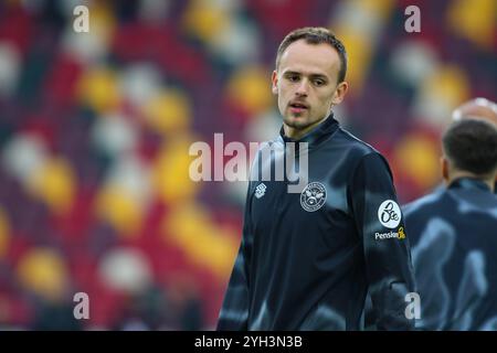 Londra, Regno Unito. 9 novembre 2024. Londra, Inghilterra, 9 ottobre 2024: Mikkel Damsgaard (24 Brentford) durante la partita di Premier League tra Brentford e Bournemouth al Gtech Community Stadium di Londra, Inghilterra (Alexander Canillas/SPP) crediti: SPP Sport Press Photo. /Alamy Live News Foto Stock