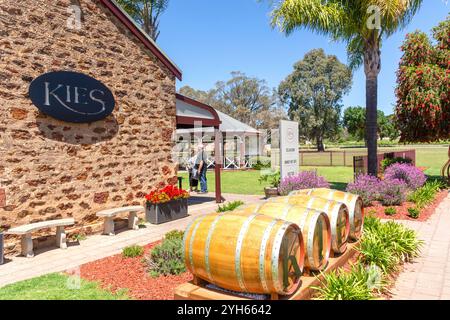 Vigneti di Kies Family Wines - Cellar Door Barossa Valley, Basedow Road, Tanunda, Barossa Valley, Australia meridionale, Australia Foto Stock