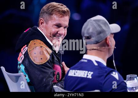 Popsänger Dieter Bohlen und Sänger Pietro Lombardi als Juroren im diesjährigen finale der Castingshow Deutschland sucht den Superstar . Die RTL-Castingshow Deutschland sucht den Superstar DSDS findet in diesem Jahr zum 21. Mal statt. Köln, 09.11.2024 NRW Deutschland Copyright: XChristophxHardtx Foto Stock