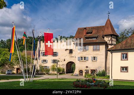 Schloss Beuggen Schloss Beuggen, Rheinfelden, Baden-Württemberg, Deutschland Castello di Beuggen, Rheinfelden, Baden-Württemberg, Germania, Europa Foto Stock