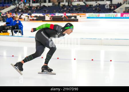 Heerenveen, Paesi Bassi. 10 novembre 2024. HEERENVEEN, PAESI BASSI - 10 NOVEMBRE: Marcel Bosker gareggia sui 10000 m durante lo Speed Skating WCQT il 10 novembre 2024 a Heerenveen, Paesi Bassi (foto di Douwe Bijlsma/Orange Pictures) crediti: Orange Pics BV/Alamy Live News Foto Stock