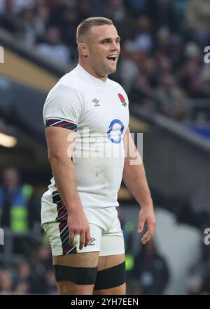 Londra, Regno Unito. 9 novembre 2024. L'inglese George Martin (Leicester City) durante la serie delle Nazioni autunnali tra Inghilterra e Australia (Wallabies) allo stadio Allianz, Twickenham, Londra il 9 novembre 2024 Credit: Action foto Sport/Alamy Live News Foto Stock