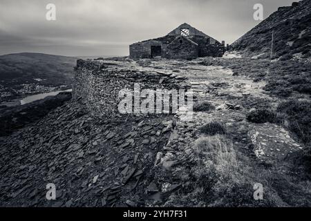 Dinorwic Slate Quarry, Gywnedd, Galles Foto Stock