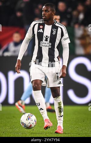 Torino, Italie. 9 novembre 2024. Pierre KALULU della Juventus durante il campionato italiano di serie A tra Juventus FC e Torino FC il 9 novembre 2024 allo stadio Allianz di Torino - foto Matthieu Mirville (A Gandolfo)/DPPI Credit: DPPI Media/Alamy Live News Foto Stock