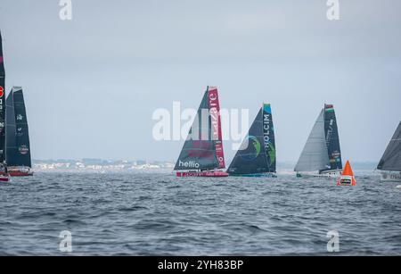 LE TURQUAIS Tanguy (fra), Lazare prima dell'inizio del Vendee Globe 2024-2025, decima edizione della gara di yacht del mondo, il 9 novembre 2024 a Les Sables-d&#39;Olonne, Francia Foto Stock