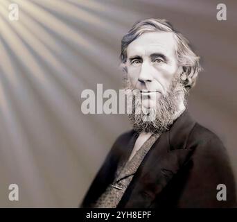 John Tyndall, 1820–1893, fisico e chimico irlandese, scopritore oft He Greenhouse Effect, editato digitalmente Foto Stock