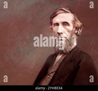 John Tyndall, 1820–1893, fisico e chimico irlandese, scopritore oft He Greenhouse Effect, editato digitalmente Foto Stock