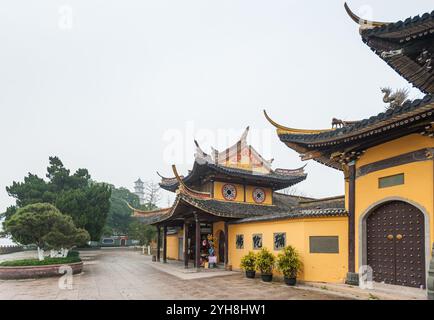 Jiangxin Isola, Wenzhou, nella provincia di Zhejiang, Cina e Asia Foto Stock