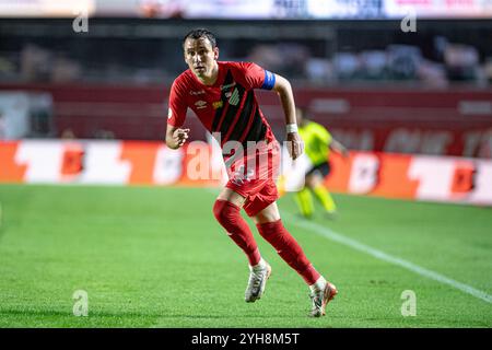 San Paolo, Brasile. 6 settembre 2024. PABLO, DA ATHLETICO PARANAENSE E JOAO CRUZ, DA ATHLETICO PARANAENSE Talk, durante la partita tra Sao Paulo x Athletico Paranaense, valida per la 33a prova del Campionato brasiliano di serie A, tenutasi questo sabato 9 novembre a Morumbis, a Sao Paulo-SP, Riquelve nata/SPP ( © Riquelve Natã/SPP) credito: SPP Sport Press Photo. /Alamy Live News Foto Stock