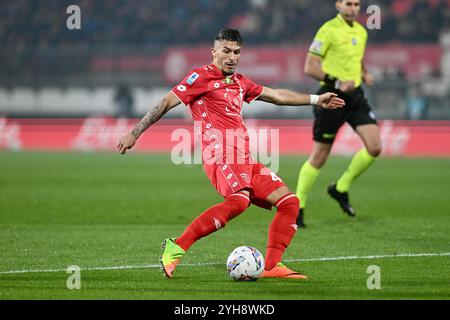 Monza, Italia. 10 novembre 2024. Dany Mota dell'AC Monza durante la dodicesima partita di calcio di serie A tra Monza e Lazio, allo stadio U-Power di Monza, Italia - domenica 10 novembre 2024. Sport - calcio (foto AC Monza/LaPresse di Studio Buzzi) credito: LaPresse/Alamy Live News Foto Stock