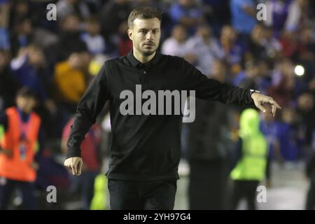 Città del Messico, Ciudad de Mexico, Messico. 9 novembre 2024. Cruz Azul allenatore MartÃ-n Anselmi durante il 17° turno del Torneo de apertura 2024 Liga MX all'Estadio Ciudad de los Deportes. Punteggio finale 1 Tigres 1- 1Cruz Azul. Il 9 novembre 2024 a città del Messico, Messico. (Immagine di credito: © Ismael Rosas/eyepix via ZUMA Press Wire) SOLO PER USO EDITORIALE! Non per USO commerciale! Foto Stock