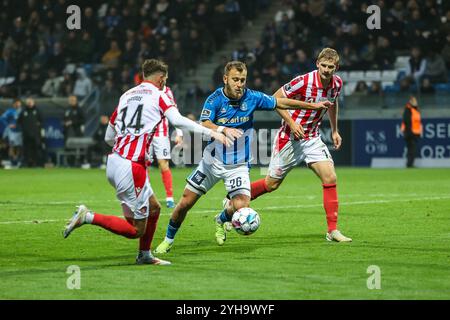 Lyngby, Danimarca. 10 novembre 2024. Frederik Gytkjaer (26) del Lyngby BK visto durante il danese 3F Superliga match tra Lyngby BK e Aalborg BK al Lyngby Stadion di Lyngby. Credito: Gonzales Photo/Alamy Live News Foto Stock