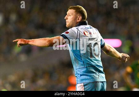 Edimburgo, Regno Unito. 10 novembre 2024. Finn Russell della Scozia durante la partita delle Autumn Nation Series al Murrayfield Stadium di Edimburgo. Il credito per immagini dovrebbe essere: Neil Hanna/Sportimage Credit: Sportimage Ltd/Alamy Live News Foto Stock