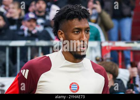 Amburgo, Germania. 9 novembre 2024. 1) Bundesliga - FC St. Pauli - FC Bayern München am 09.11.2024 im Millerntor-Stadion di Amburgo Kingsley Coman (Monaco 11) foto: Osnapix le normative DFL vietano qualsiasi uso di fotografie come sequenze di immagini e/o quasi-video crediti: dpa/Alamy Live News Foto Stock