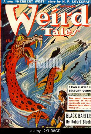 Weird Tales Settembre 1943. Foto Stock