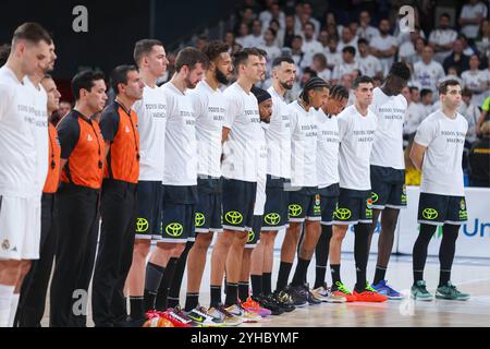 10 novembre 2024; Wizink Center; Liga Endesa; ACB; Real Madrid vs Dreamland Gran Canaria; Liga Endesa ACB Real Madrid - Dreamland Gran Canaria 900/Cordon Press Foto Stock