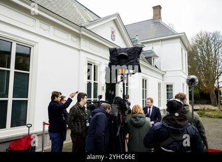 L'AIA - David van Weel, ministro della giustizia e della sicurezza, arriva al Catshuis per il consiglio dei ministri. ANP REMKO DE WAAL paesi bassi - uscita belgio Foto Stock