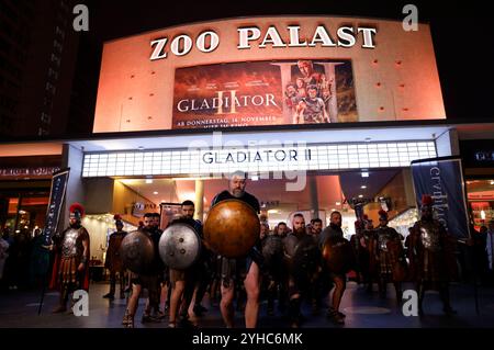 Screening des Kinofilms Gladiator II in Zoo Palast. Berlino, 10.11.2024 *** proiezione del film Gladiator II allo Zoo Palast Berlin, 10 11 2024 foto:XS.xGabschx/xFuturexImagex gladiator berlin 4104 Foto Stock