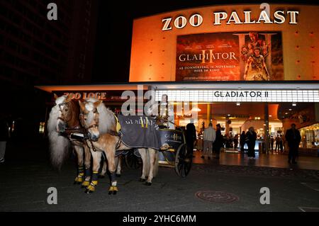 Screening des Kinofilms Gladiator II in Zoo Palast. Berlino, 10.11.2024 *** proiezione del film Gladiator II allo Zoo Palast Berlin, 10 11 2024 foto:XS.xGabschx/xFuturexImagex gladiator berlin 4102 Foto Stock
