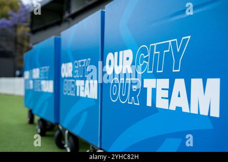 Adelaide, Australia. 11 novembre 2024. Adelaide, Australia, 11 novembre 2024: Una vista all'interno dell'ovale durante la partita Weber Womens Big Bash League 10 tra gli Adelaide Strikers e i Melbourne Renegades al Karen Rolton Oval di Adelaide, Australia (Noe Llamas/SPP) crediti: SPP Sport Press Photo. /Alamy Live News Foto Stock