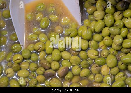 olive marinate in modi diversi Foto Stock