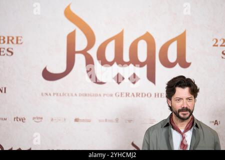 11 novembre 2024, Madrid, Madrid, Spagna: Alvaro morte partecipa a â€˜Raqaâ€™ Photocall presso l'URSO Spa Hotel l'11 novembre 2024 a Madrid, Spagna (immagine di credito: © Jack Abuin/ZUMA Press Wire) SOLO PER USO EDITORIALE! Non per USO commerciale! Foto Stock