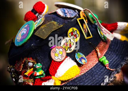 DEN BOSCH - festeggiamenti di carnevale nel centro di Oeteldonk, il nome della città di Den Bosch porta durante il carnevale. ANP ROB ENGELAAR netherlands Out - belgio Out Foto Stock