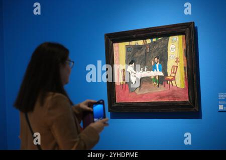 Madrid, Spagna. 2 febbraio 2022. Vista della mostra "Gabriele Münter" al Museo Thyssen-Bornemisza di Madrid, 11 novembre 2024, Spagna Credit: SIPA USA/Alamy Live News Foto Stock